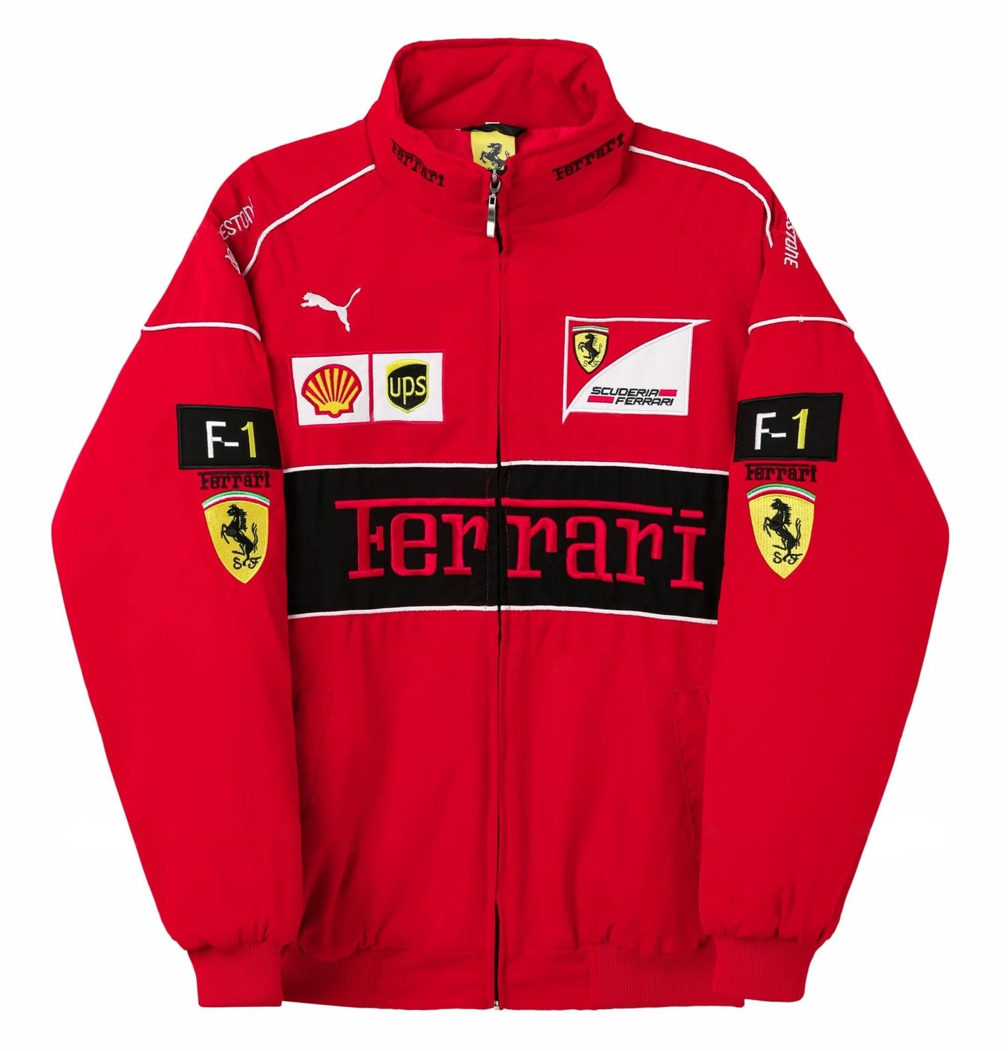 FERRARI F1 RACING JACKET – RED LAP SEVEN