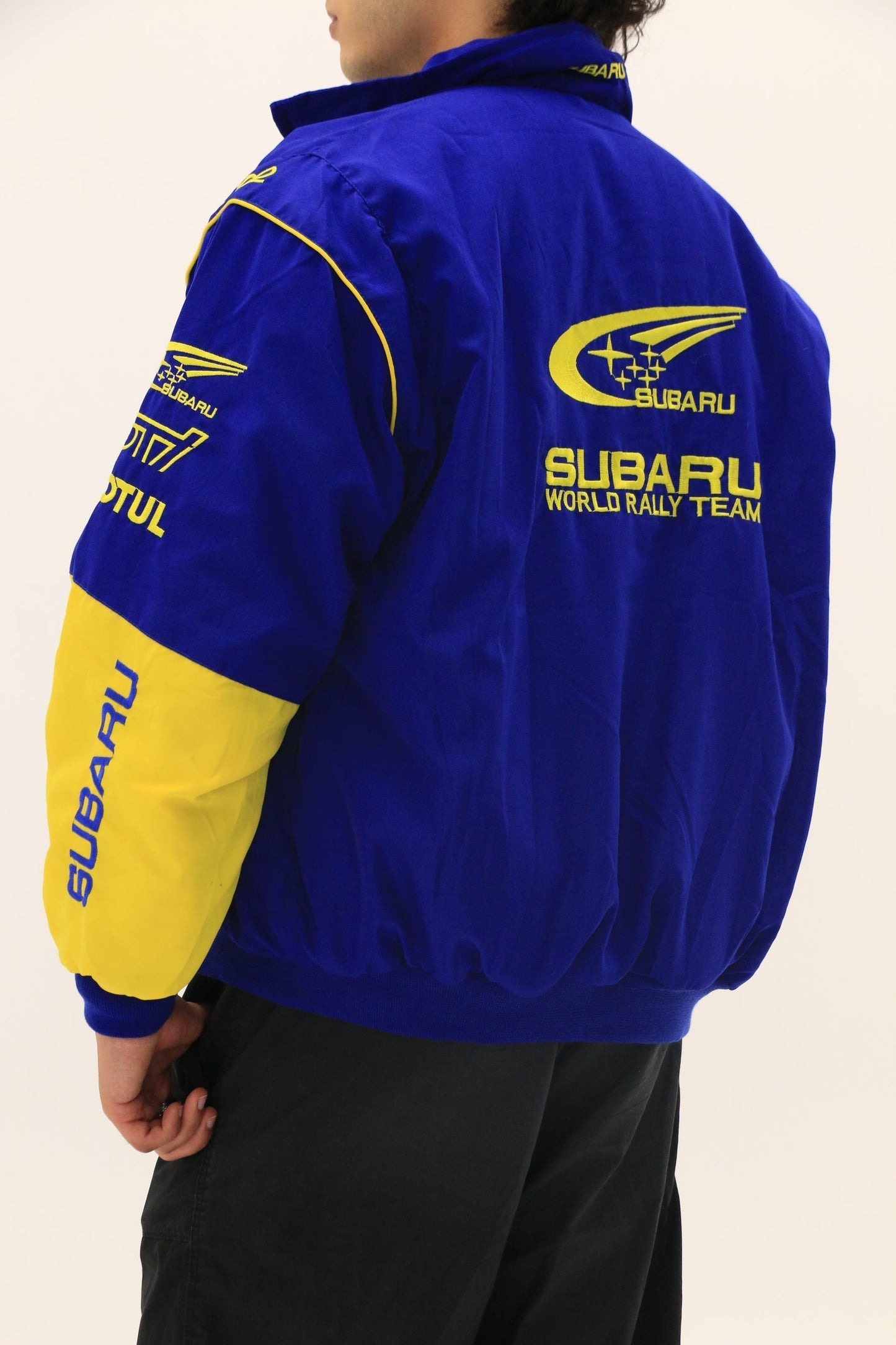 SUBARU RALLY F1 RACING JACKET - BLUE LAP SEVEN