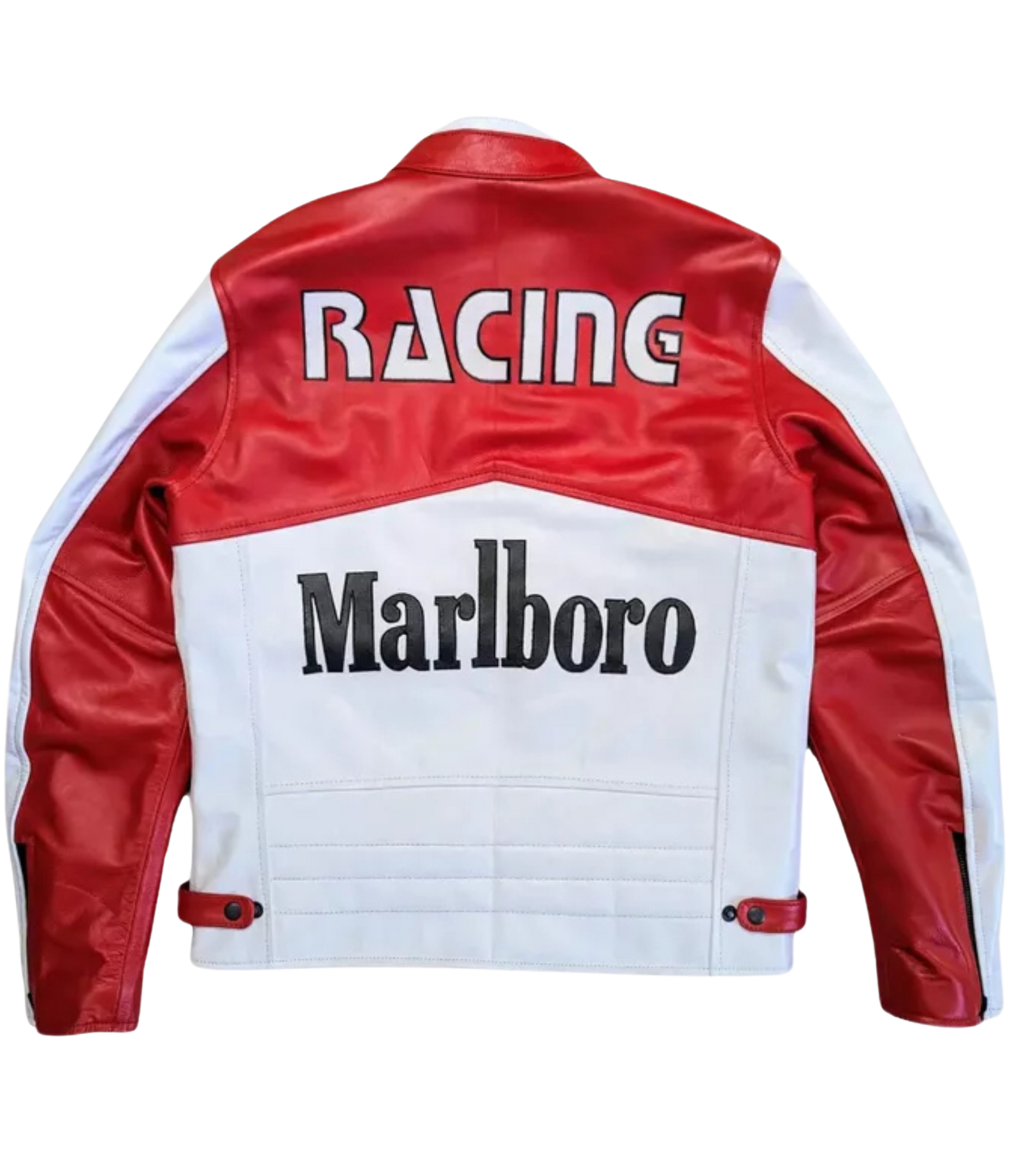 MALBORO VINTAGE RACING LEATHER JACKET LAP SEVEN