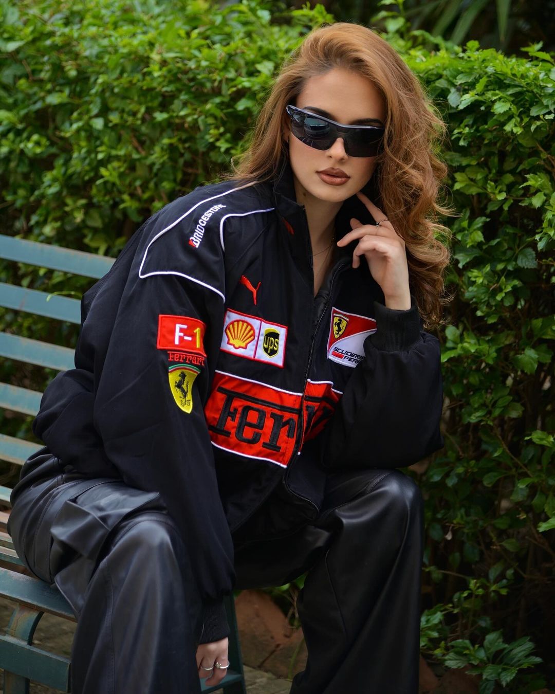 FERRARI F1 RACING JACKET - BLACK LAP SEVEN