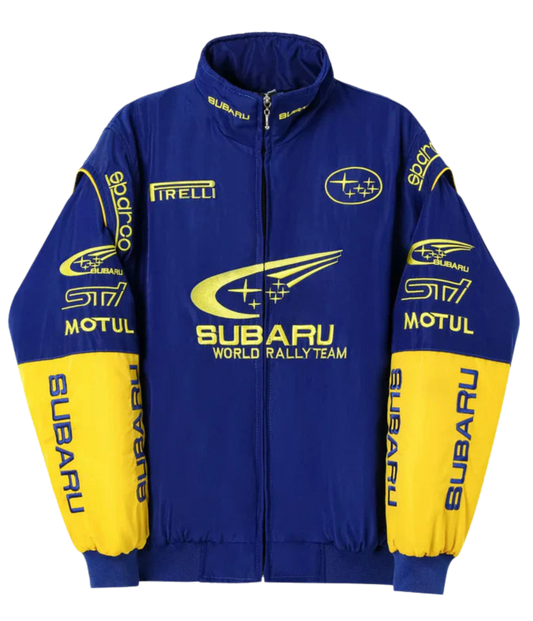 SUBARU RALLY F1 RACING JACKET - BLUE LAP SEVEN